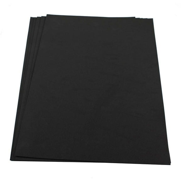 Craft Foam Sheets--12 x 18 Inches - Black - 5 Sheets-2 MM Thick