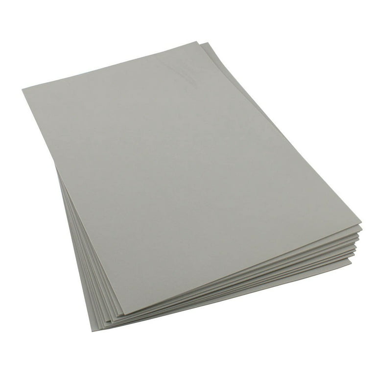 Craft Foam Sheets--12 x 18 Inches - Light Gray - 5 Sheets-2 MM