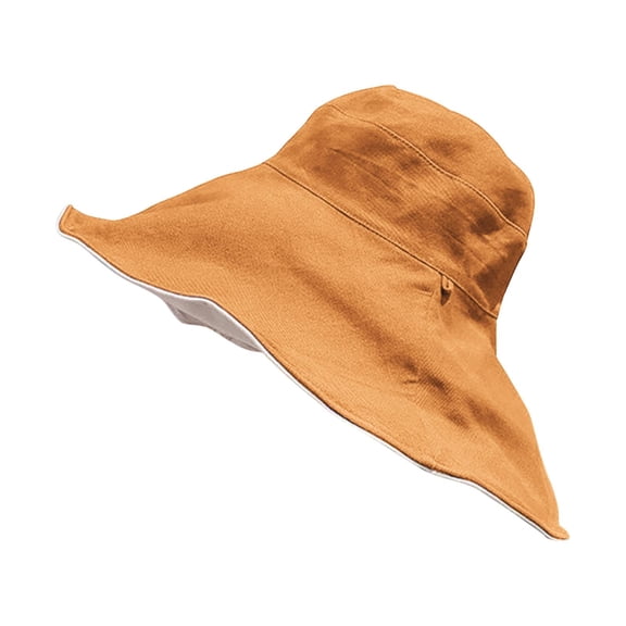 RUIG Craft International Hat Women's Packable Reversible Bucket Hat Sun Wide Brim Summer Beach Cap