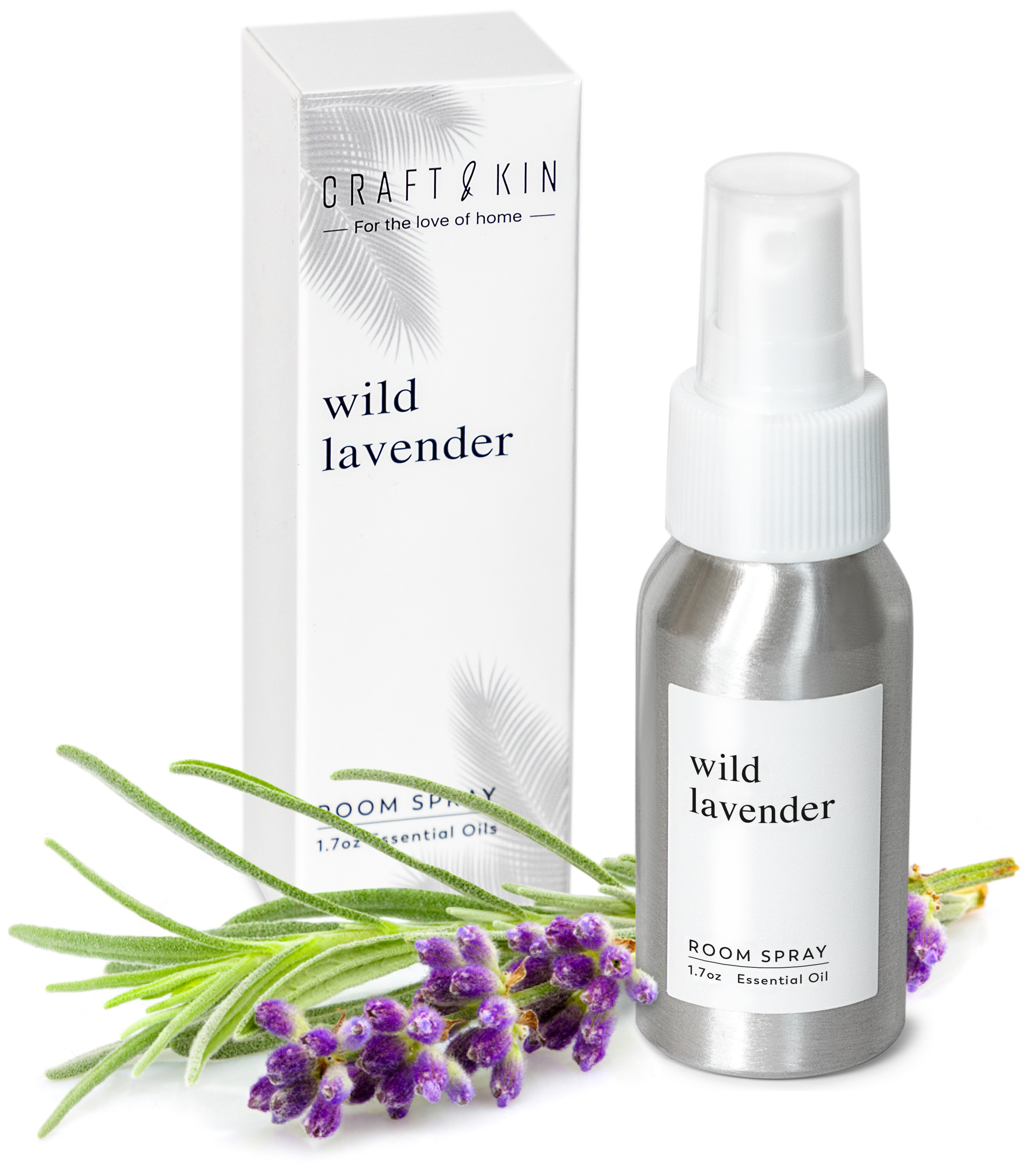 Craft & Kin Essential Oil Room Spray - Wild Lavender