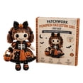 thumbnail image 1 of Craft Kit for Adults Patchwork Felt Skeleton Witch Halloween Diy Project Holiday Home Decor, 1 of 7