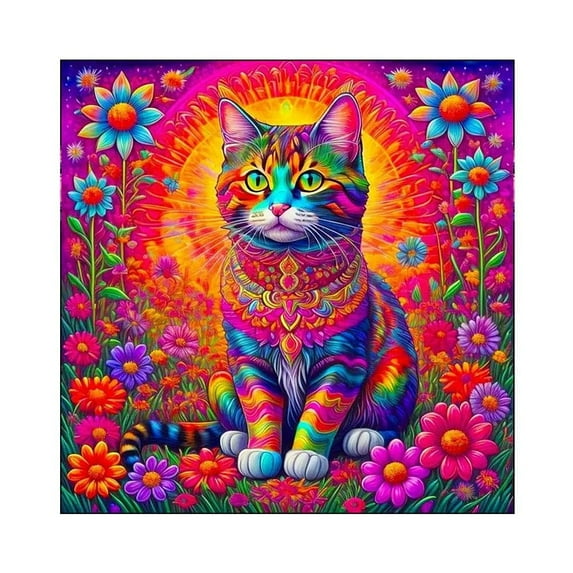 Craft Kit for Family Fun - No Professional Skills Needed, Bright Colors, Durable Resin Drill 12x12 Inch