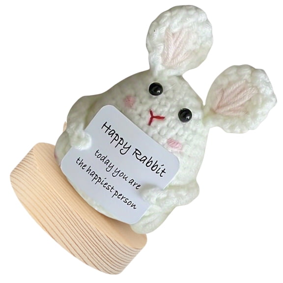 Craft Knitted Decors Woven Figurine Decoration for Personalizing Car Living Space Desktop Decors