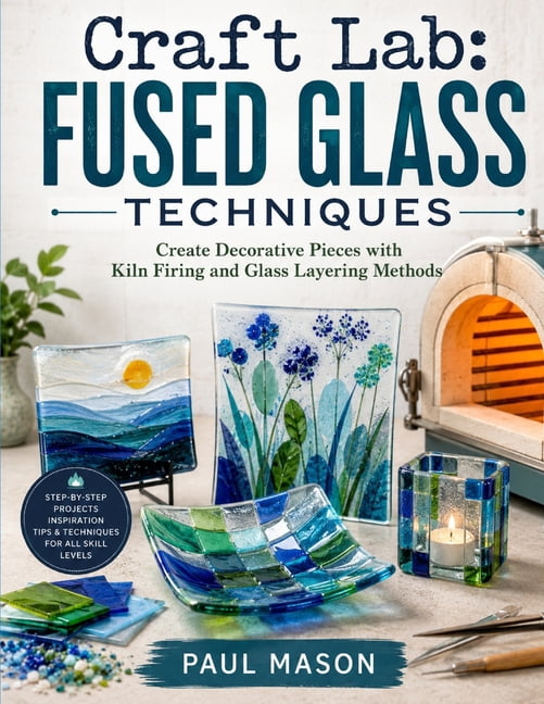 Craft Lab: Fused Glass Techniques : Create Decorative Pieces with Kiln Firing and Glass Layering Methods, (Paperback)