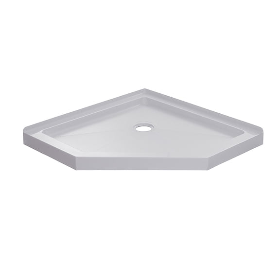 Craft + Main 3636NA-W 36" X 36" Neo Angle Shower Base - White