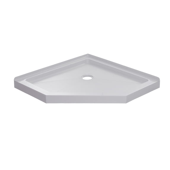Craft + Main 3838NA-W 38" X 38" Neo Angle Shower Base - White
