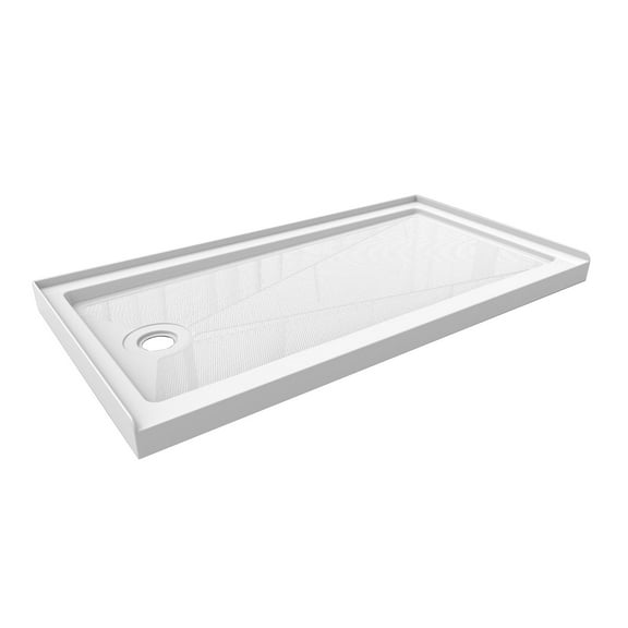 Craft + Main 6036L 60" X 36" Rectangular Shower Base - White