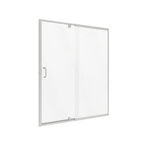 Craft   Main Cvdp6069-Cl Cove 69" High X 60" Wide Pivot Semi Frameless Shower Door -