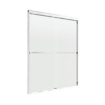 Craft   Main Cvss4472-Cl Cove 72" High X 44" Wide Sliding Framed Shower Door - Silver