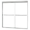 thumbnail image 1 of Craft + Main Cvst6060-Cl Cove 60" High X 60" Wide Sliding Frameless Tub Door - Silver, 1 of 7