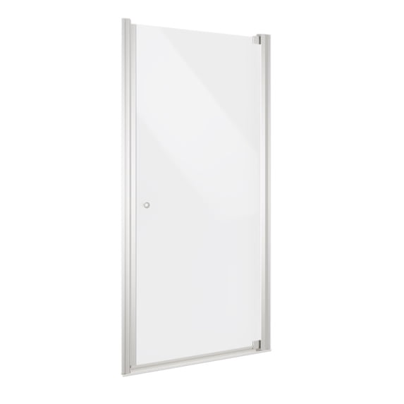 Craft + Main CVSW3572-CL-SV Cove 72" High X 34-1/2" Wide Hinged Frameless Shower Door -