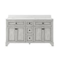 thumbnail image 1 of Craft + Main Ebvt6122d-Qcb Ellery 60" Free Standing Double Basin Vanity Set - Grey, 1 of 7