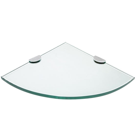 CRAFT + MAIN® 10 × 10-Inch Corner Glass Shelf