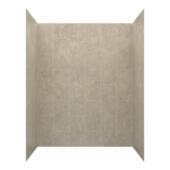 Craft + Main Gfs603278 Jetcoat 60" X 32" X 78" Five Panel Alcove Shower Wall Kit - Shale