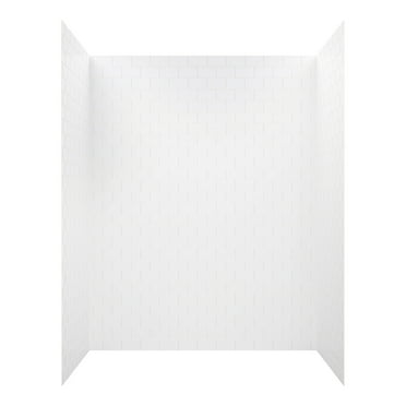 Craft   Main Gfs603278 Jetcoat 60" X 32" X 78" Five Panel Alcove Shower Wall Kit - White