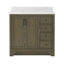 Craft   Main Lcvt3722d-Qcb Lanagan 36" Free Standing Single Basin Vanity Set - Shaded