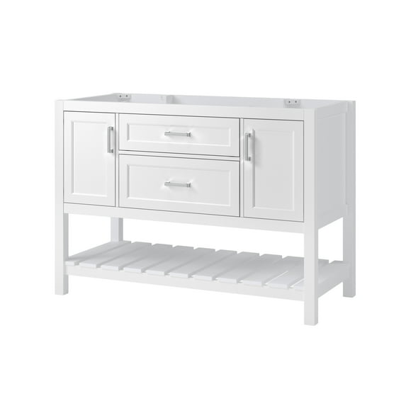 Craft + Main Lsv4822d Lawson 48" Single Free Standing Vanity Cabinet Only – - White