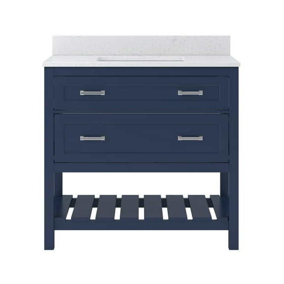 Craft + Main Lsvt3722d-Qcv Lawson 36" Free Standing Single Basin Vanity Set - Aegean Blue