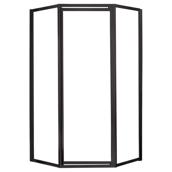 Craft + Main TDNA0470-CL-OR Tides 70" High X 55-1/2" Wide Framed Shower Enclosure - Bronze