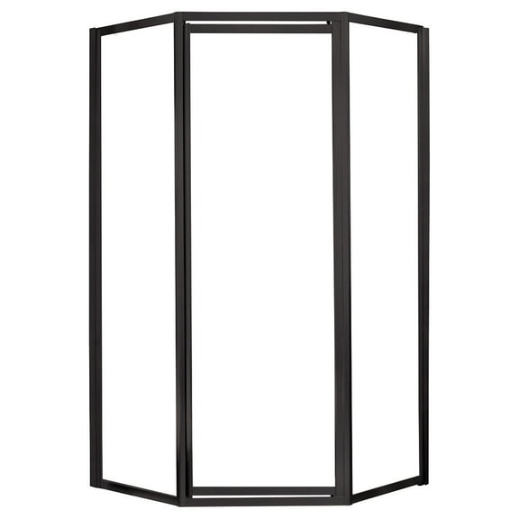 Craft + Main TDNA0570-CL-OR Tides 70" High X 59" Wide Framed Shower Enclosure - Bronze