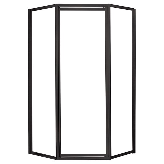 Craft + Main TDNA0570-CL-OR Tides 70" High X 59" Wide Framed Shower Enclosure - Bronze