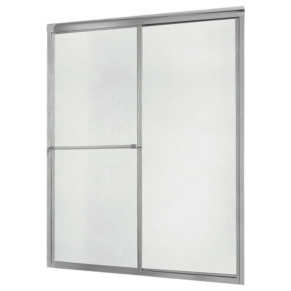 Craft + Main Tdss6070-Rn Tides 70" High X 60" Wide Sliding Framed Shower Door - Silver