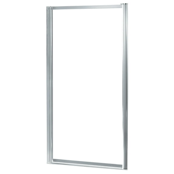 Craft + Main Tdsw3365-Cl Tides 65" High X 33" Wide Hinged Framed Shower Door - Silver