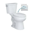 thumbnail image 1 of Craft + Main Tl-5800Afh-E Easley Flush Guard 1.28 Gpf Two Piece Elongated Toilet - White, 1 of 7