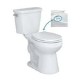 thumbnail image 1 of Craft + Main Tl-5800Afh-R Easley Flush Guard 1.28 Gpf Two Piece Round Toilet - White, 1 of 7