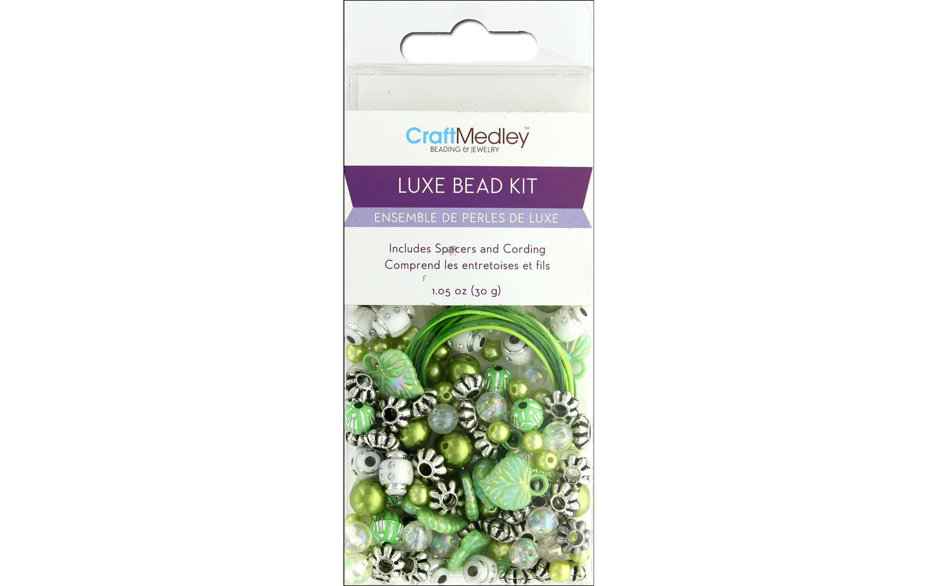 Craft Medley Acrylic Bead KitGreen