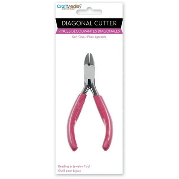 Craft Medley Diagonal Cutters W/Soft Grip Handle-4.375"