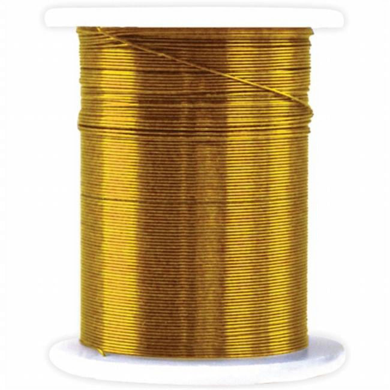 bead smith 28 gauge gold craft wire, craft wire, gold wire
