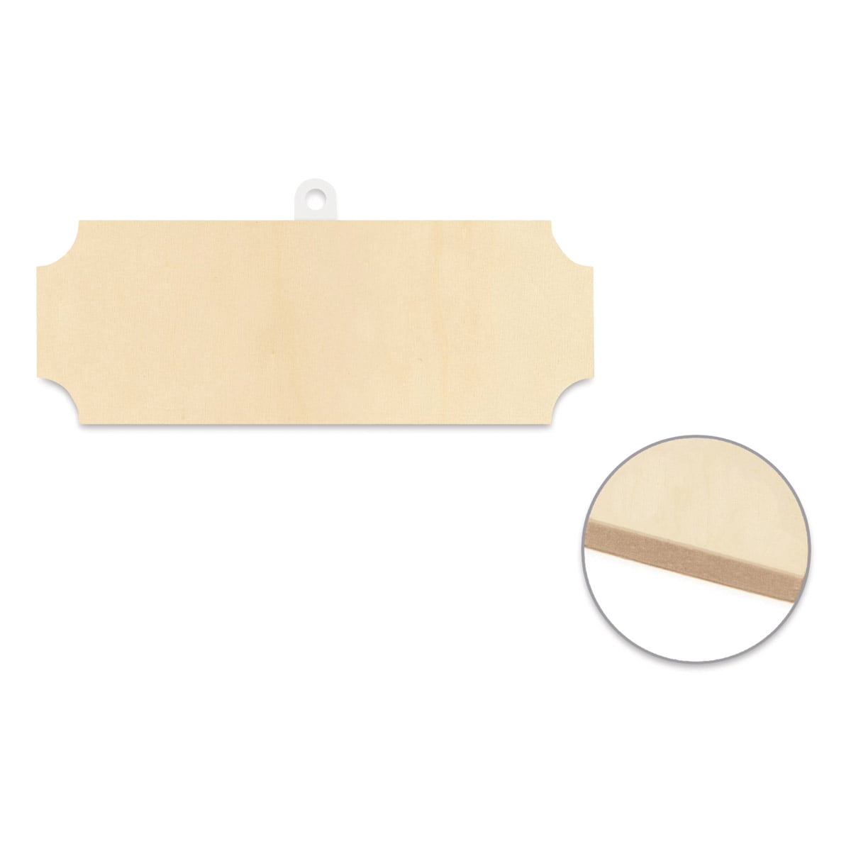 Craft Medley Wood Plaque - Rectangle with Cut Corners - Walmart.com