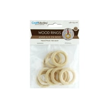 Wood Craft Rings for DIY Jewelry and Decor | Arts Crafts & Sewing