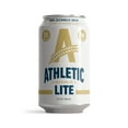 thumbnail image 1 of Craft Non-Alcoholic Beer - 12 Pack x 12 Fl Oz Cans - Athletic Lite Light Brew - Low-Calorie, Award Winning - Simply Crisp, Refreshing, Brisk & Smooth - Beautiful Noble Hops & Malt Body, 1 of 9