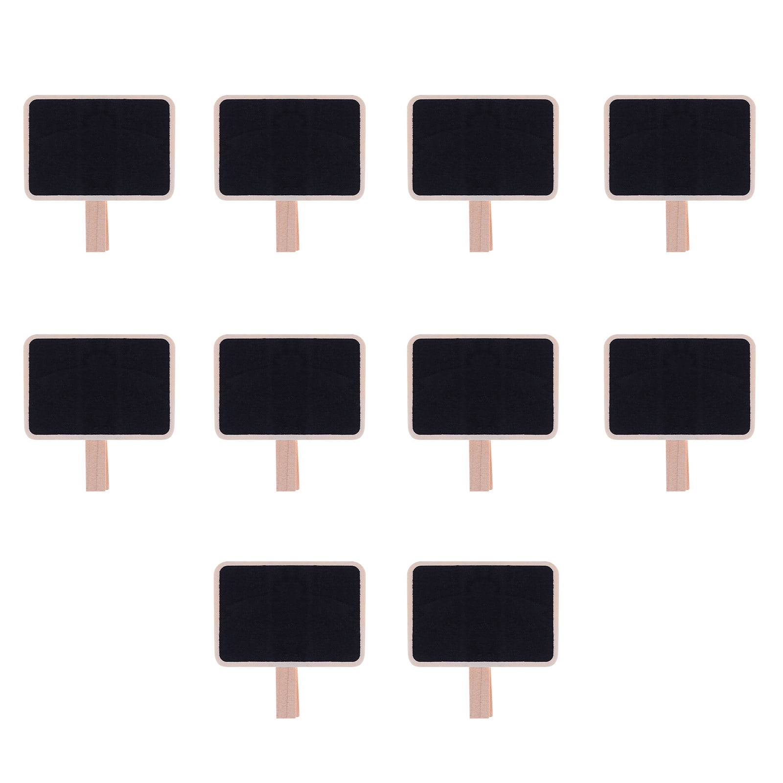 Craft Office Stationery 10 Mini Retangle Heart Chalkboard Blackboard