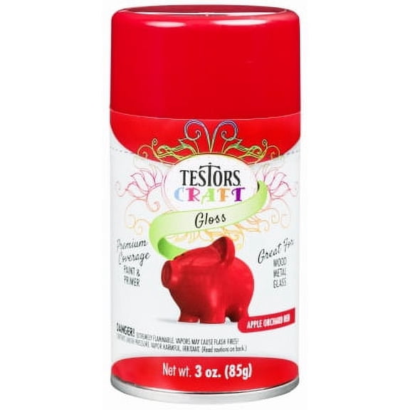 TESTOR CORPORATION 3OZ Apple RED GLS Paint 304354