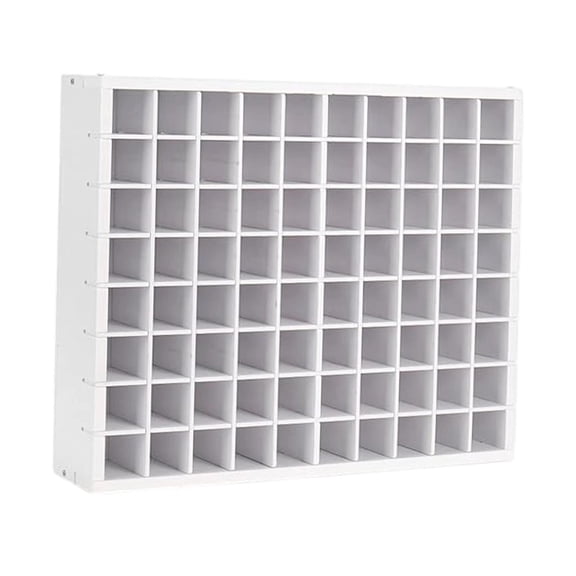 Craft Paint Storage Organizer Paint Holder Pigment Display Stand 80 Compartment Multilayered for Studio