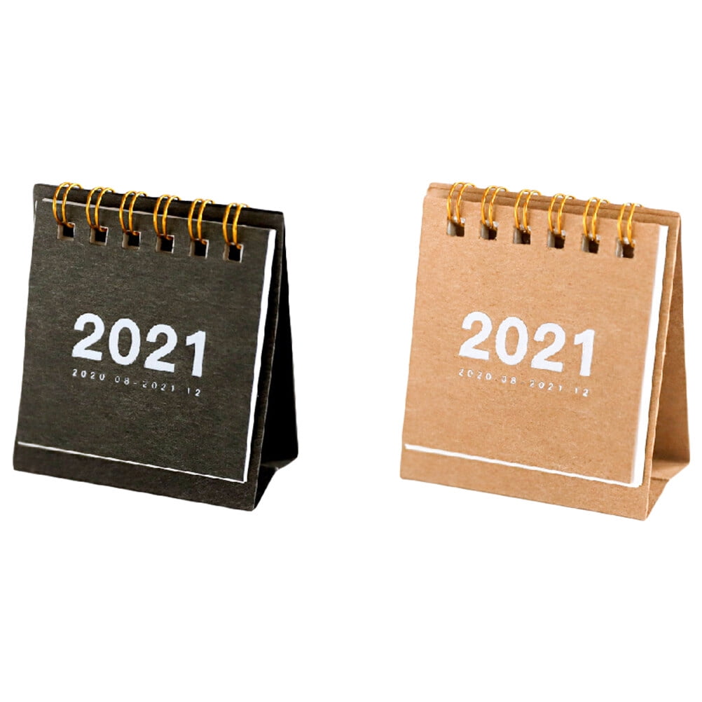 Craft Paper Calendar Tabletop Calendar Organizing Calendar (Random
