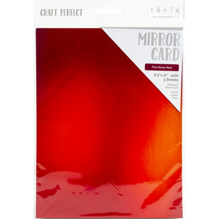 Craft Perfect Pearlescent Cardstock 8.5X11 5/Pkg Princess Pink