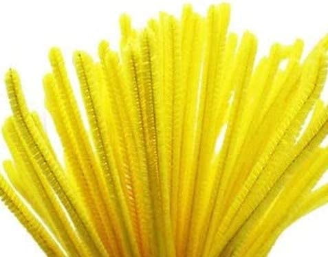 Craft Pipe Cleaners 100 PCS Assorted Colors Chenille Stem 6MM x 12 Inch  Twistable Stems Children's Bendable Sculpting Sticks for Crafts and Arts  (Random Color) 