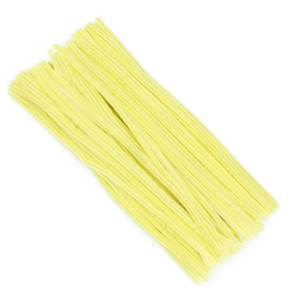 Craft Pipe Cleaners Soft Chenille Stems | 100 Pack | 8 Assorted Candy Colors | Flexible Twistable 6mm x 12 Inch | For DIY Crafts, Floral Arrangements, Decorations, Art Projects | Fiber Material