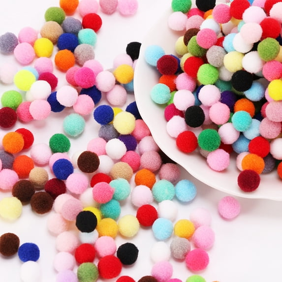 Craft Pom Poms Supplies Set, 800Pcs Multicolor Assorted Pompoms For Arts And Crafts, Various Sizes For Decorations, sch○○l Projects, And Diy Gifts, Meiiso