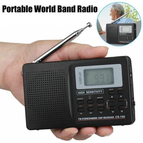 Craft- Portable Full Band Am/Fm/Sw/Mw/Lw Radio.Digital Stereo Speaker ...