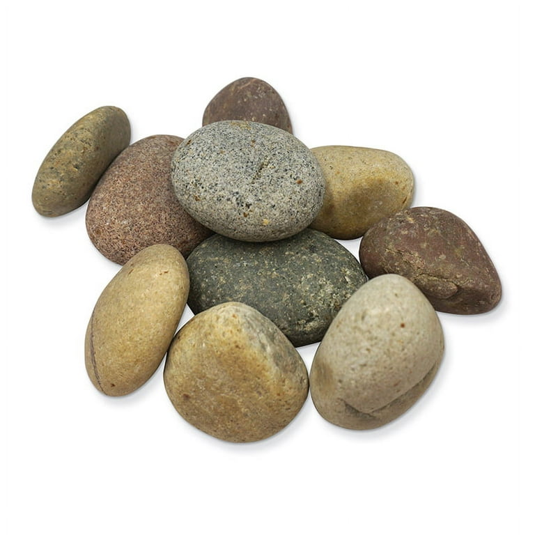 Craft Rocks, Assorted Natural Colors & Sizes, 2 lbs. | Bundle of 10 Packs