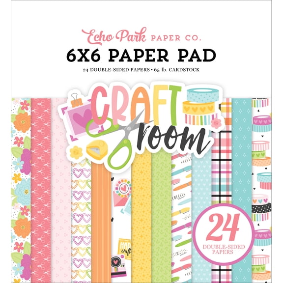 Echo Park Double-Sided Paper Pad 6"X6"-Craft Room