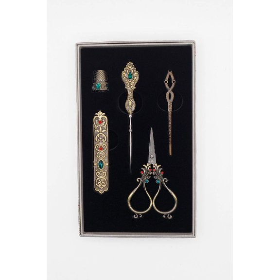 Wizardi Craft Scissors for Felting & Embroidery F07-M13-3-bronze