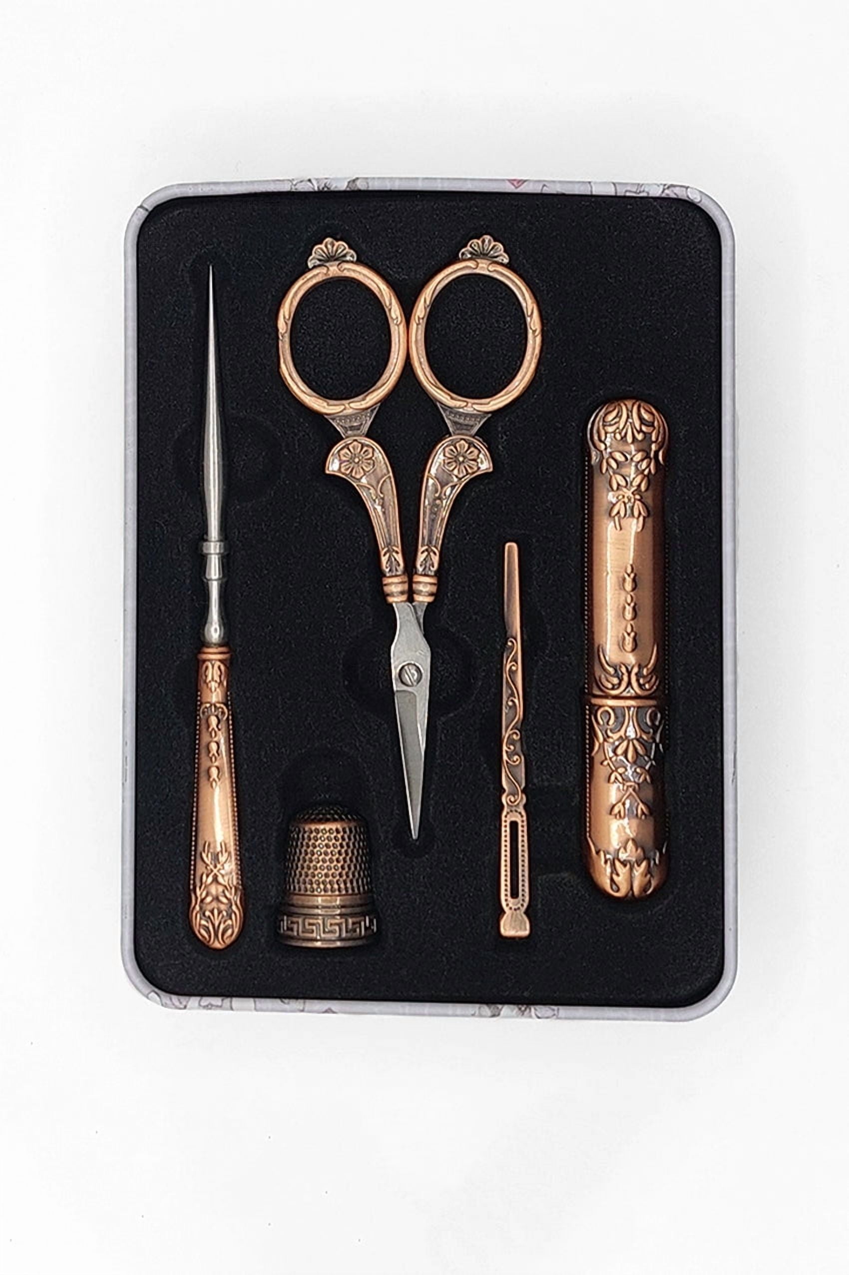 Craft Scissors for Felting & Embroidery Wizardi F07-M13-4-copper