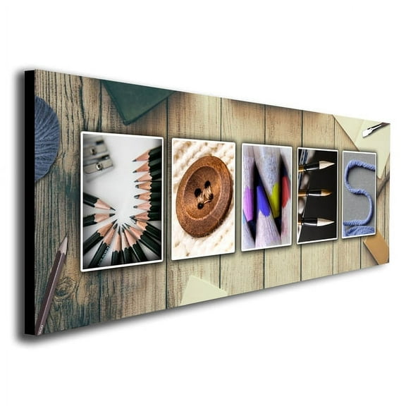 Craft & Scrapbooking Name Art - Personalized