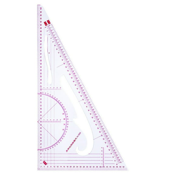 Craft Sewing Tool French Curved Ruler Measure Ruler Dressmaking Drawing Template Tool Multifunctional Patchwork Ruler